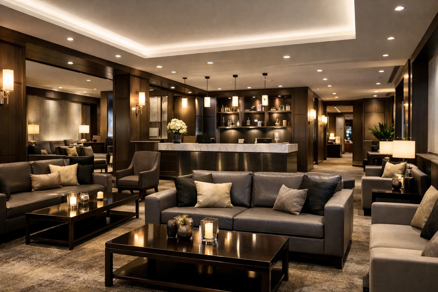 Premium entertainment venue interior